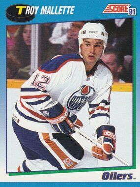 Troy Mallette - Score 91 Hockey Card